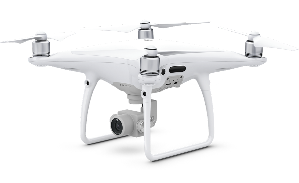 Phantom 4 Pro V2 4K video 20MP stills. Ideal for indoors & tight arears Image